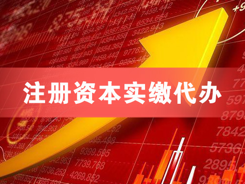 台山注册资本实缴代办